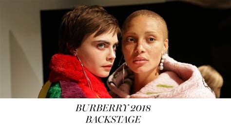 christopher bailey's burberry cara delevigne walk|Backstage at Christopher Bailey’s final Burberry Show .